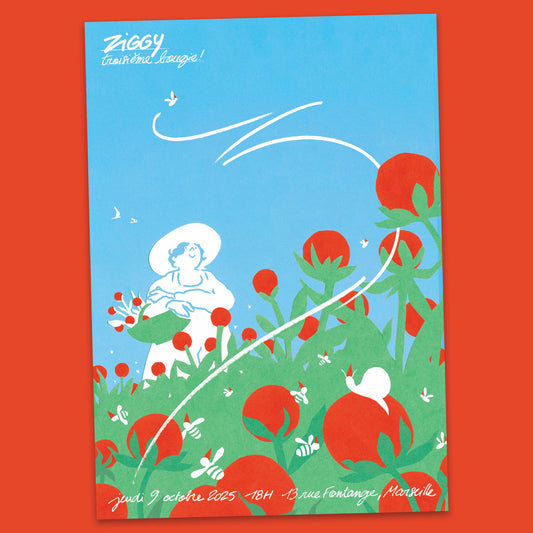 Affiche Ziggy x Margot Bulot ➿