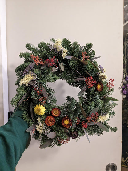 Atelier couronne de Noël 🎄