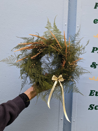 Atelier couronne de Noël 🎄